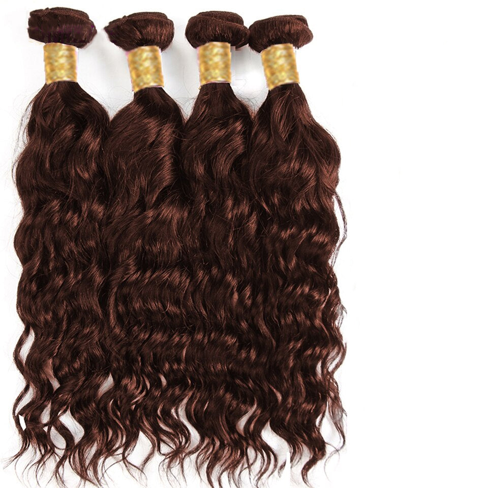 #33 water 4 Bundles virgin 100% Human Hair(No Code Need)