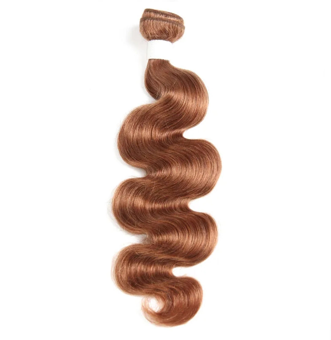 lumiere Color #30 1 Piece Body Wave Bundle 100% Virgin Human Hair Extension