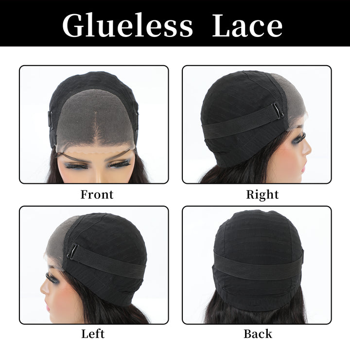 Lumiere Hair Ready To Go Glueless Pre-cut Wig Highlight #4/27 4x4 & 5x5 HD Lace 150% 180% Density Straight Human Hair Wigs