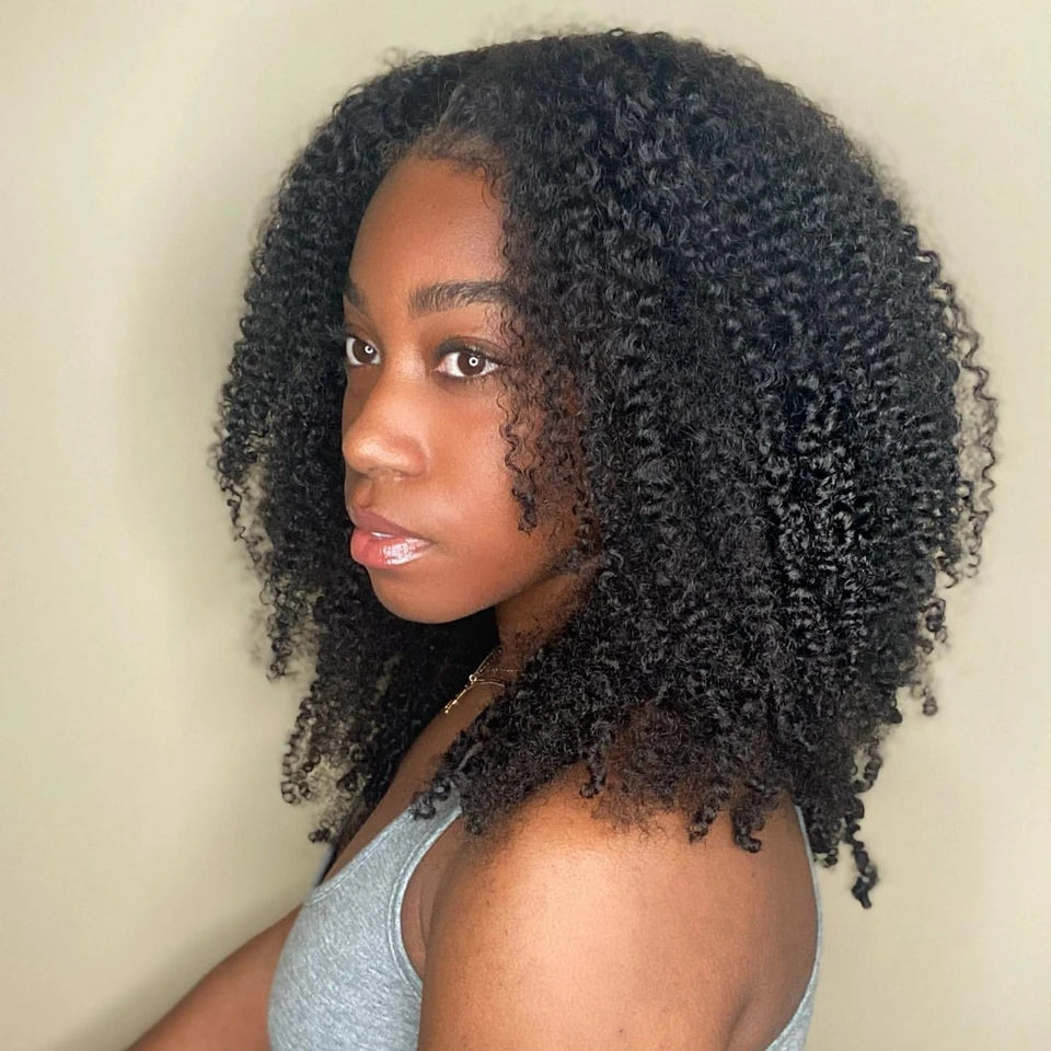 Skunk Stripe Noir et Bleu Ombre Body Wave 13x4/4x4 Lace Front Wig