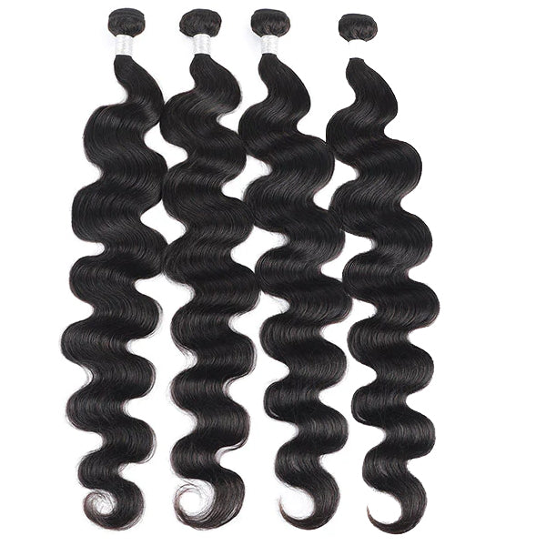 (B1) Peruvain Body Wave 4 Bundles Human Hair Extension 8-40 inches