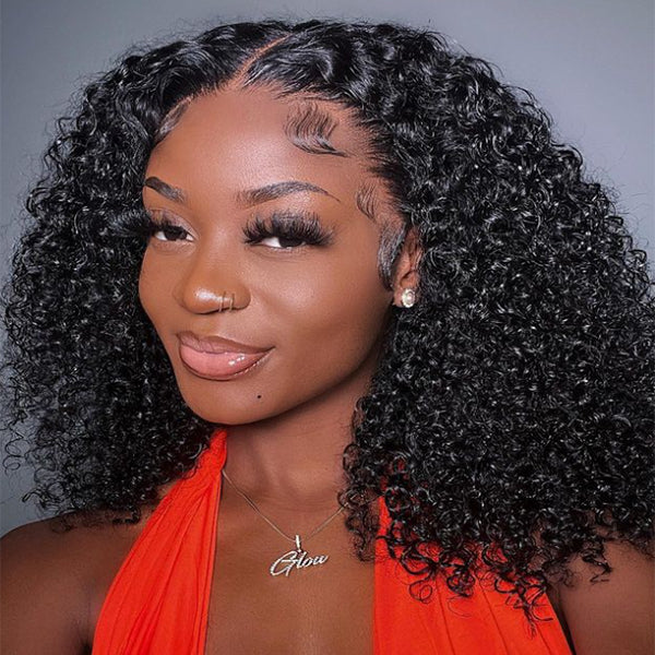 lumiere Hair Indian Afro Curly 4 Bundles Virgin Human Hair Extension