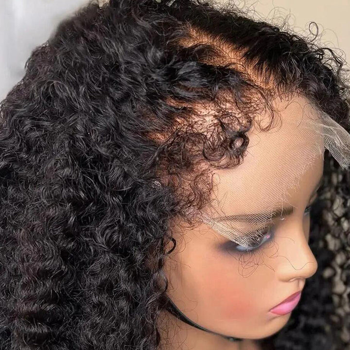 Fermeture de dentelle de vague d'eau de Lumiere/perruques frontales de cheveux de Vierge avec la densité des cheveux de bébé 150%