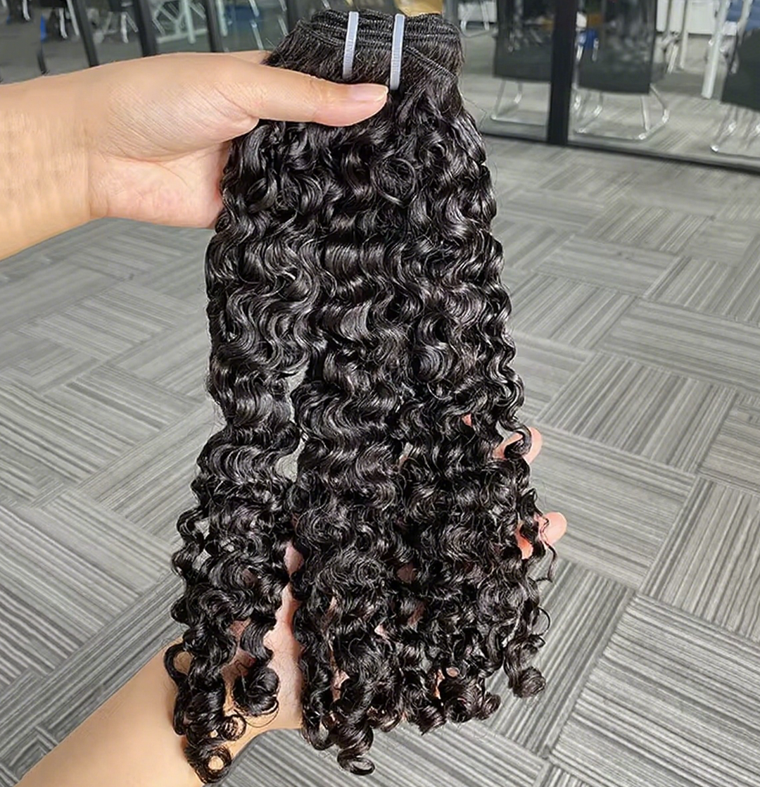 Lumiere 15A Burmese Curly Hair 3 Bundles Virgin Human Hair Burmese Extensions For Full Head
