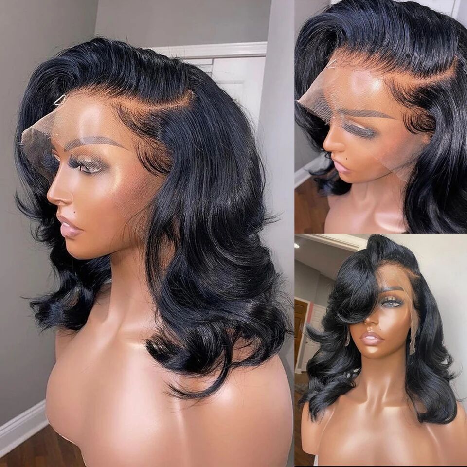 Lumiere 99J Burgundy Colored HD Lace Frontal Human Hair Pre Plucked Wig For Black Women HDZ