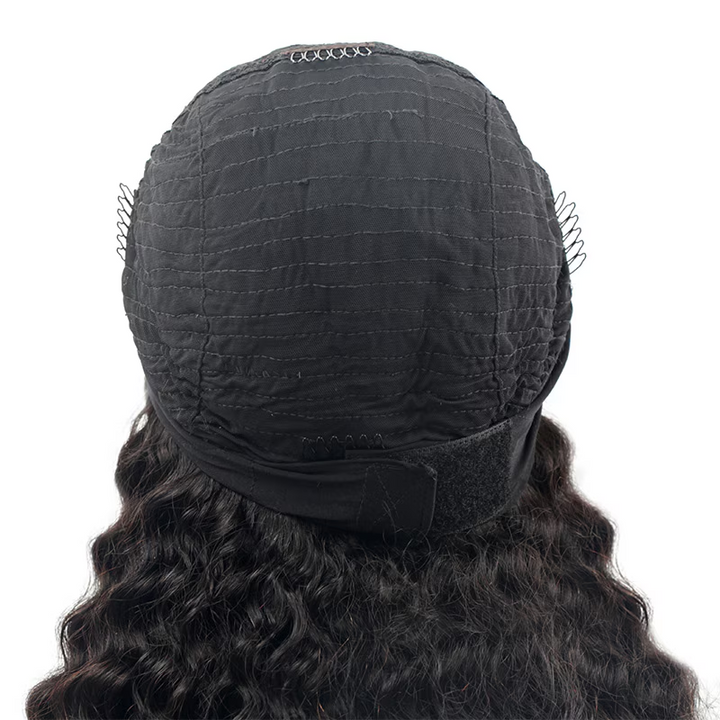 Perruque de cheveux humains bandeau vague d'eau Lumiere pour les femmes noires