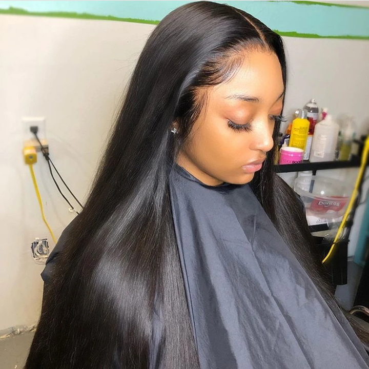 Lumiere Pre-cut Easy To Wear Wig Straight 4x6 Lace Front Human Hair Glueless Wigs