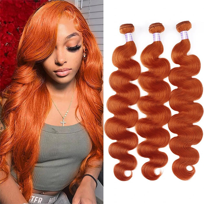 lumiere #350 Body Wave 3 Bundles 100% Virgin Human Hair Extension(No Code Need)