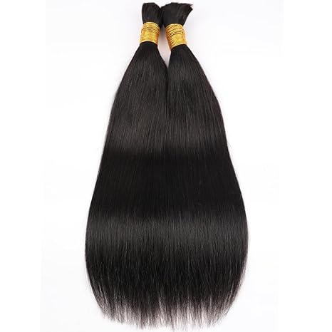 lumiere 3/4 Piece Straight Bulk For Braiding Hair 1 Piece Straight Human Hair Extension