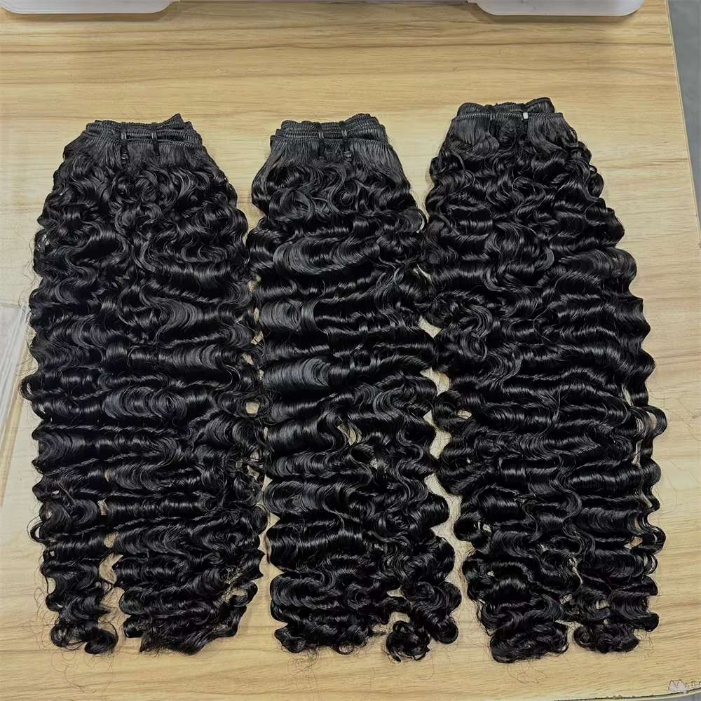 Lumiere 15A Burmese Curly Hair 3 Bundles Virgin Human Hair Burmese Extensions For Full Head