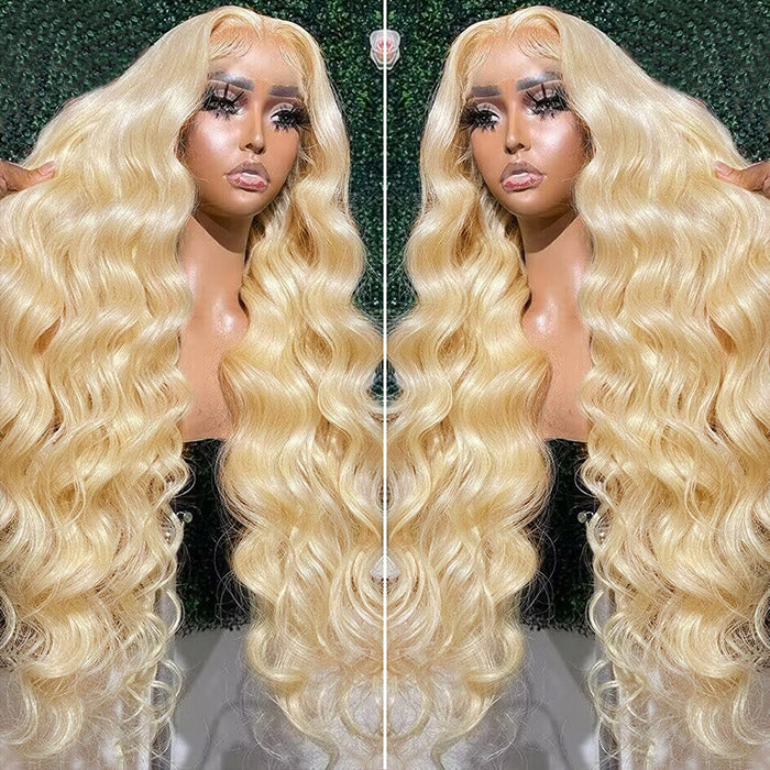 Lumiere $162=30inch| 613 Blonde Straight/Body 13x4 HD Transparent Lace Front Wig With Natural Hairline(No Code Need)