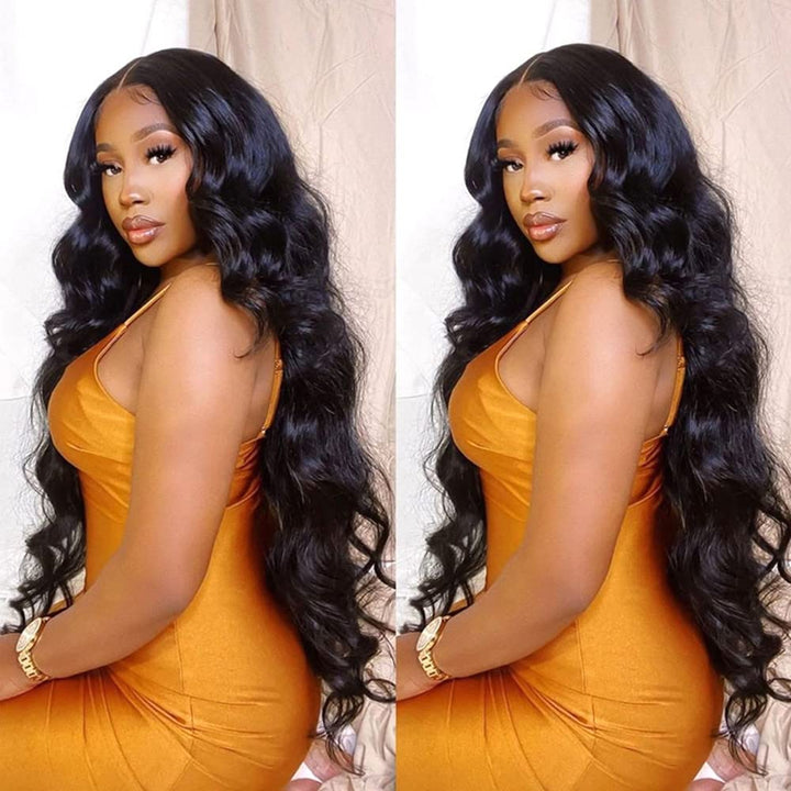 Lumiere 15A Body Wave 4 Bundles With 4X4 Lace Closure 100% human hair