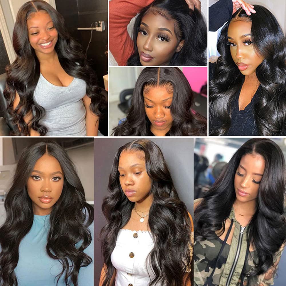 Lumiere 15A Body Wave 4 Bundles With 4X4 Lace Closure 100% human hair