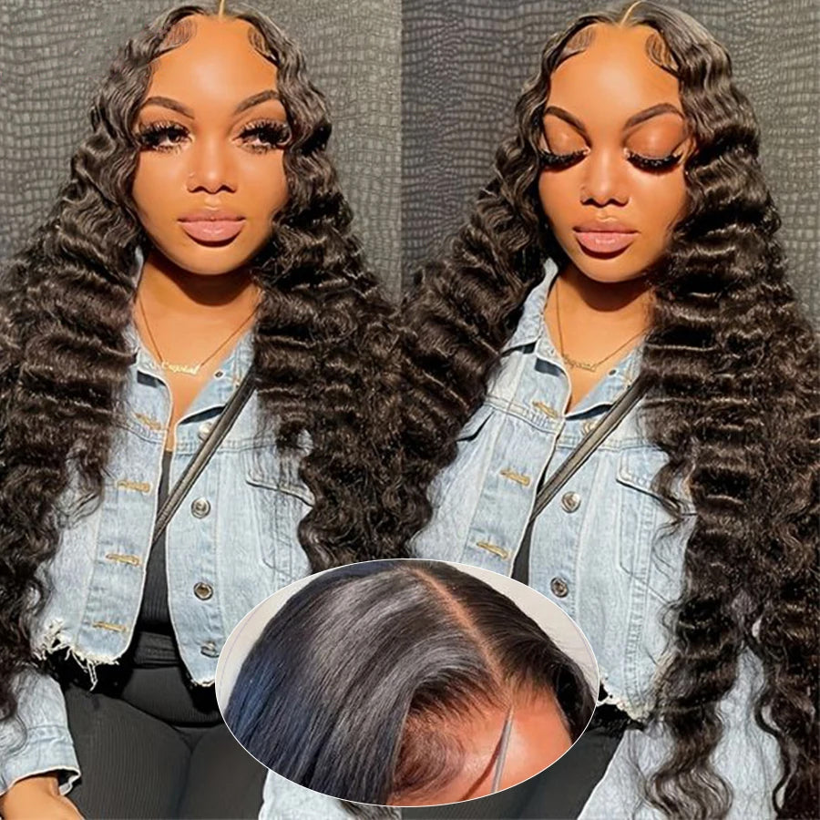 Lumiere Easy To Wear Glueless Wigs Human Hair Deep Wave 4x4 & 5x5 HD Pre-cut Lace Wig