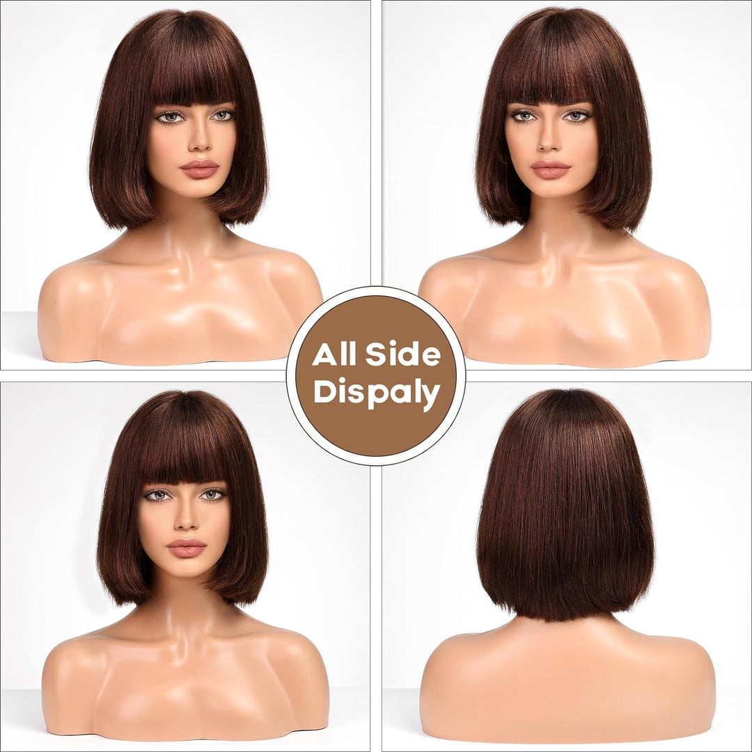 Naturel noir 13 x 4 x 1 partie latérale dentelle bouclée courte Pixie Cut Bob pour les femmes noires