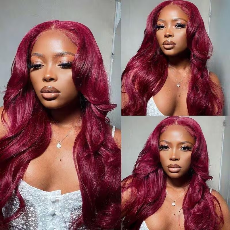 # 99J Body Wave 4x4/5x5/13x4 Lace Closure/Frontal 150%/180% Densité Perruques Pour Femmes Pré Pincées