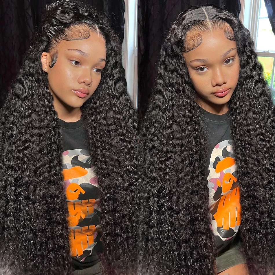 Customized 250% Density 13x4 Lace Front Deep Wave Human Hair Wigs | Lumiere