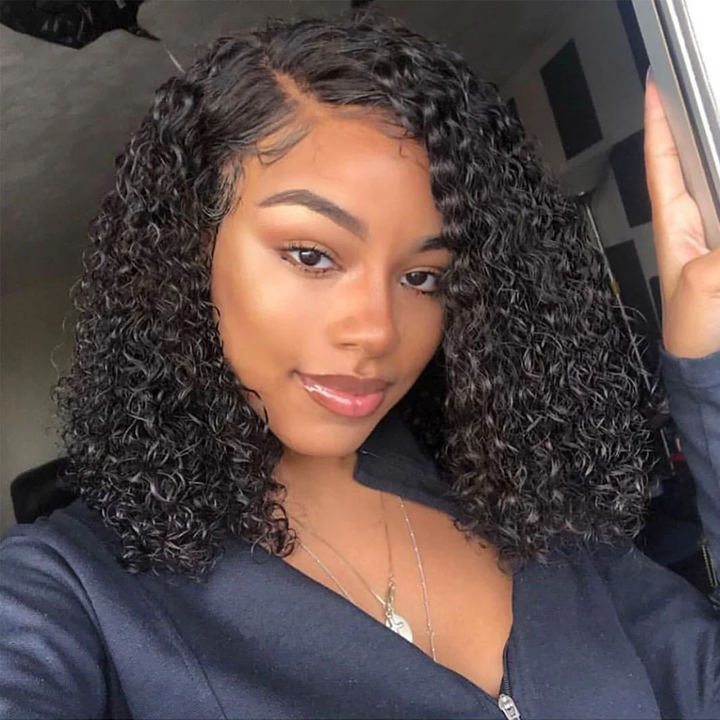 Lumiere A1 Customized Water Bob 14inch 13X4 HD Transparent Lace Front Wigs