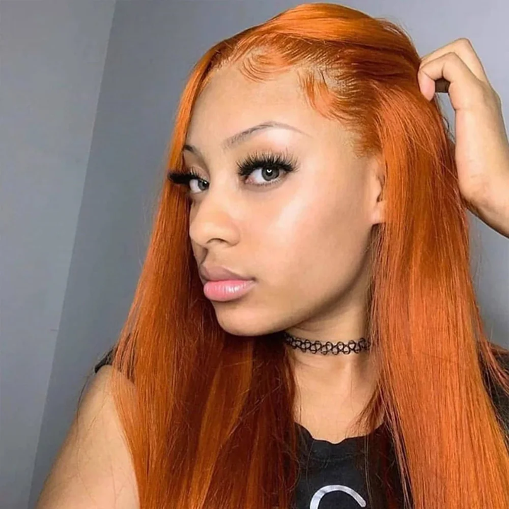 Lumiere Hair Color #350 Straight Wig 4x4 & 5x5 Pre-cut Lace Easy To Wear Glueless Wigs Human Hair