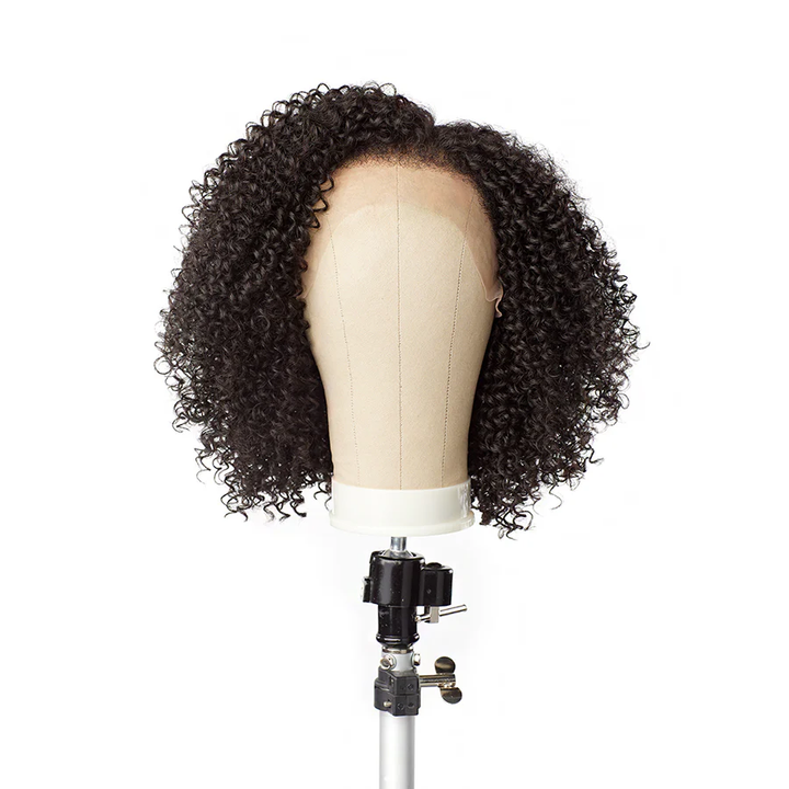 Curls Kinky Hair 180% Density 13x4 HD Lace Wig 3D Dome Cap 100% Human Hair Wig