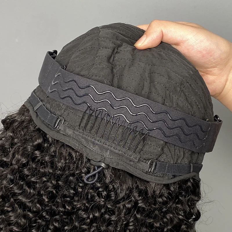 Perruque brésilienne de cheveux humains sans colle U Part Water Wave