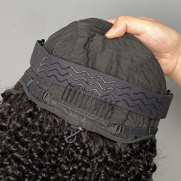 Perruque brésilienne de cheveux humains sans colle U Part Water Wave