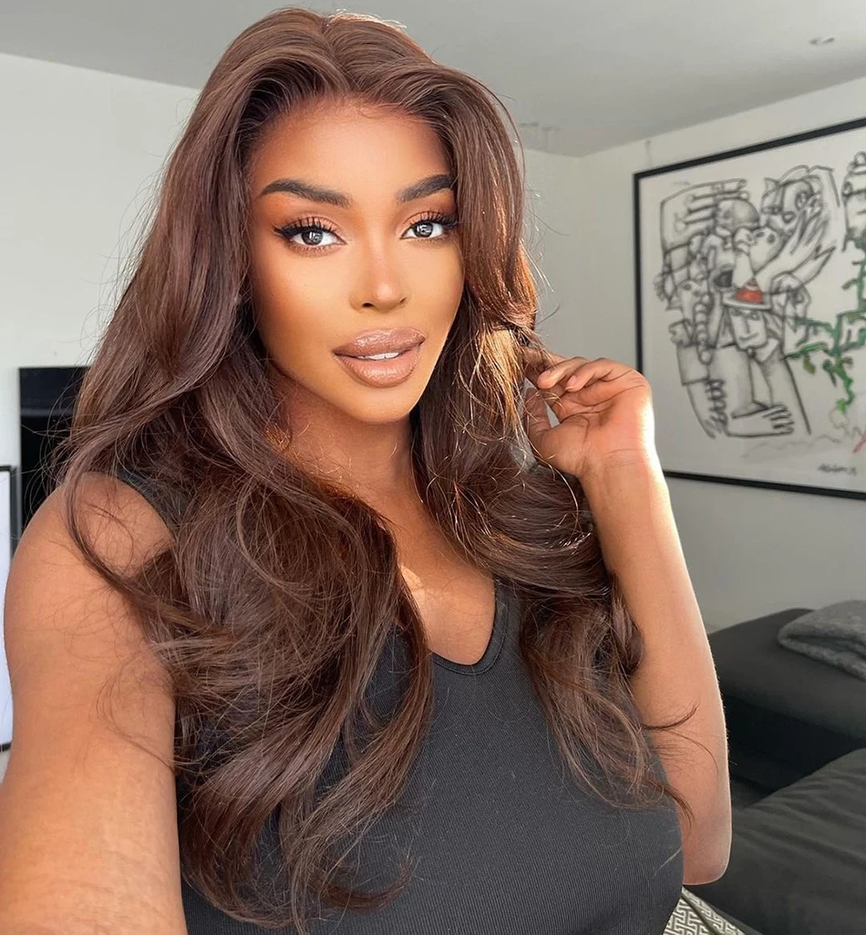 Lumiere Hair Color Chocolate Brown Body Wave 4x4 & 5x5  Pre-cut Lace Ready To Go Glueless Wigs Human Hair Wigs
