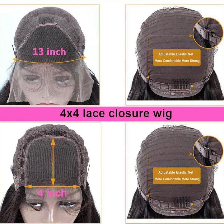 150% Density Kinky Curly Bob wigs 13x4 Lace Front Human Hair Wigs For Black Women Glueless - Lumiere hair
