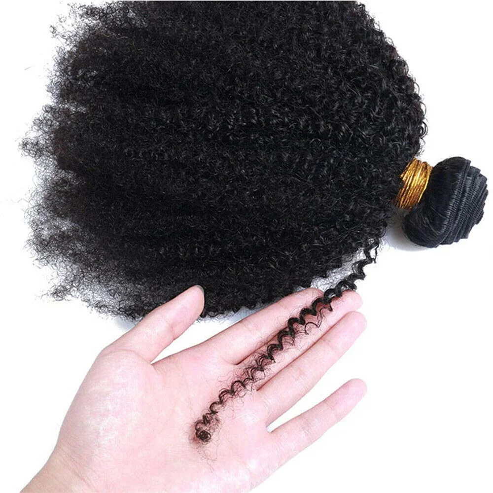 Lumiere Brazilian Afro Curly Bundle 1 Piece Virgin Human Hair Extension