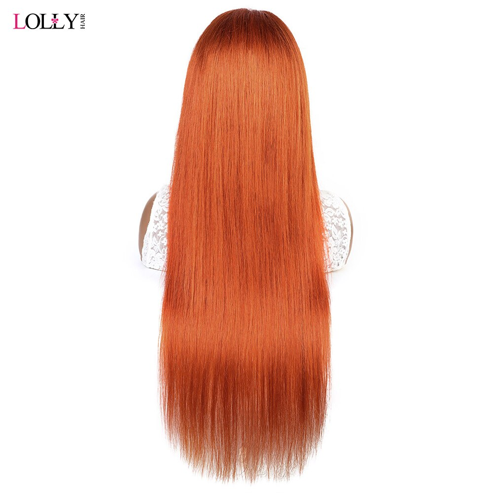 #350 Ginger Straight Bandeau Aucun Dentelle Perruques de Cheveux Humains Pour Femmes Sans Colle
