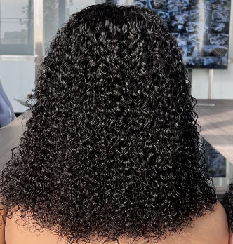 Lumiere 13x4 Lace Front Afro Kinky Curly Human Hair Wig For Women HDZ