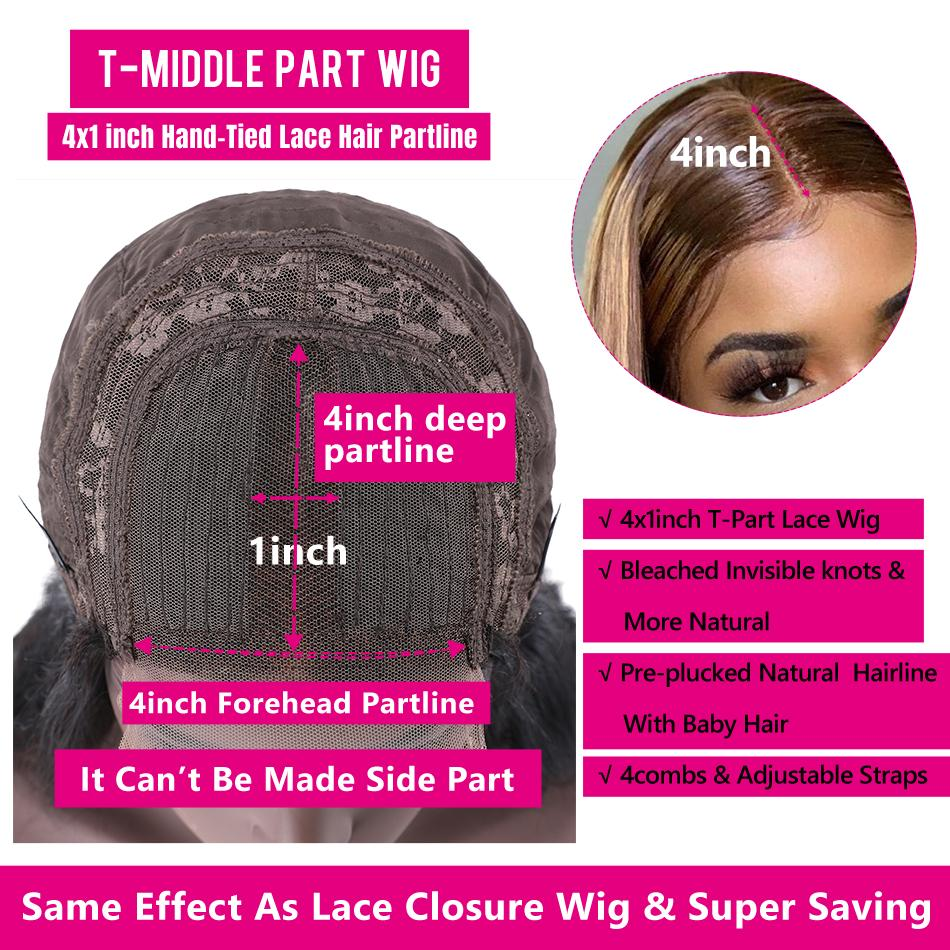 Lumiere P4/30 Highlighted Water Wave Wig 13x4 Lace Front Wigs Honey Blonde Human Hair Wigs