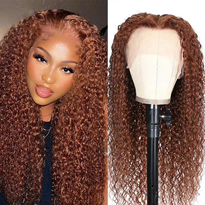 #33 water wave 3 Bundles With 13x4 Frontal Human Hair(No Code Need)