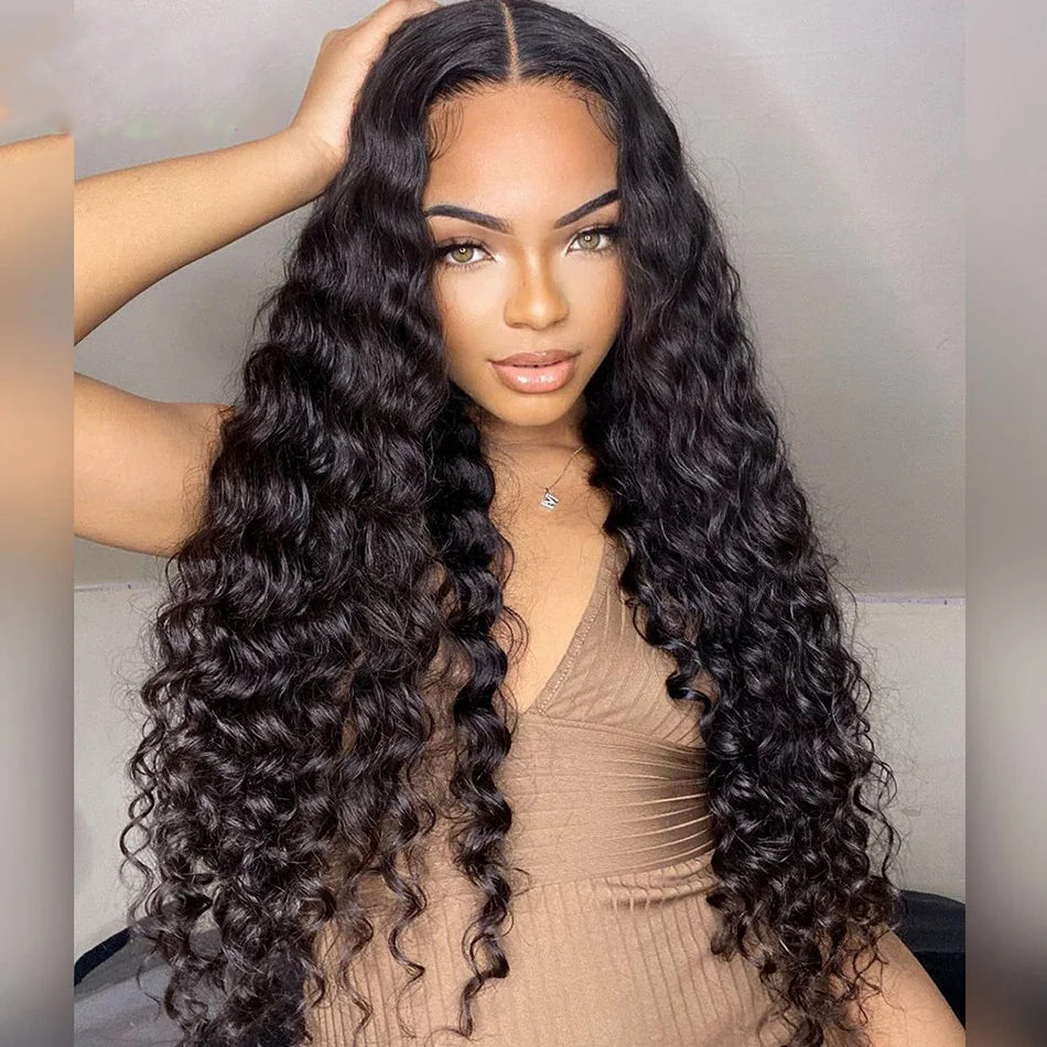 Lumiere Glueless Loose Deep Wave 4x6 HD Lace Wigs Human Hair Pre-cut Ready To Go Wig 180% Density