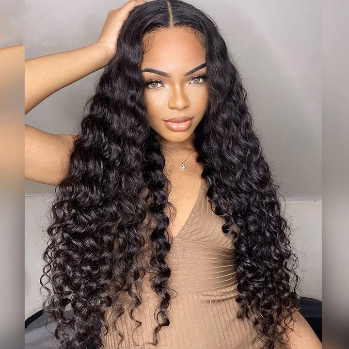 Lumiere Glueless Loose Deep Wave 4x6 HD Lace Wigs Human Hair Pre-cut Ready To Go Wig 180% Density