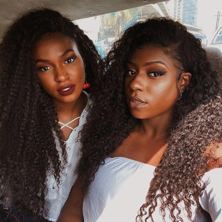 Kinky Curly 3 Bundles With Closure 6x6 lace 100% virgin human hair