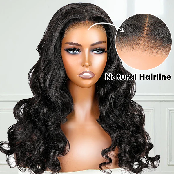 Lâche Deep Wave HD Transparnet Lace Frontal Perruques de Cheveux Humains pour les Femmes Noires