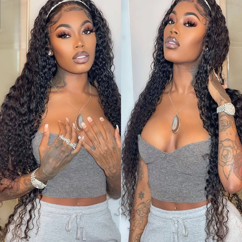 Lumiere HD 4x4 & 5x5 Lace Pre-cut Wigs Deep Wave Glueless Human Hair Wigs With Invisible Knots Baby Hair