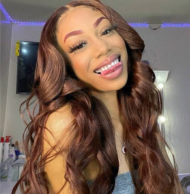 Lumiere Hair Color Chocolate Brown Body Wave 4x4 & 5x5  Pre-cut Lace Ready To Go Glueless Wigs Human Hair Wigs