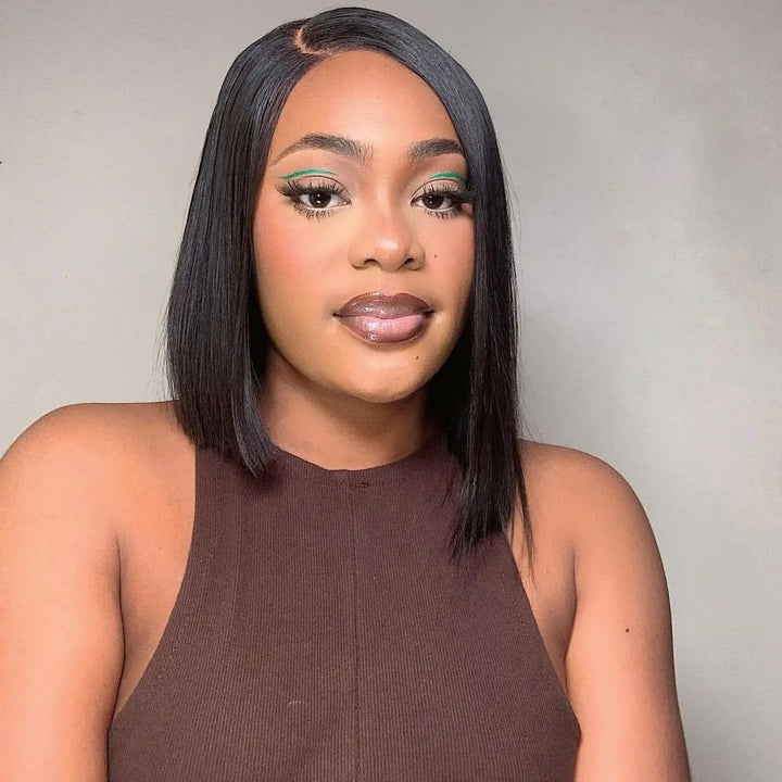 Lumiere A1 Customized 13x4 Lace Frontal Straight Bob Wig For Women Brazilian Human Hair Wig