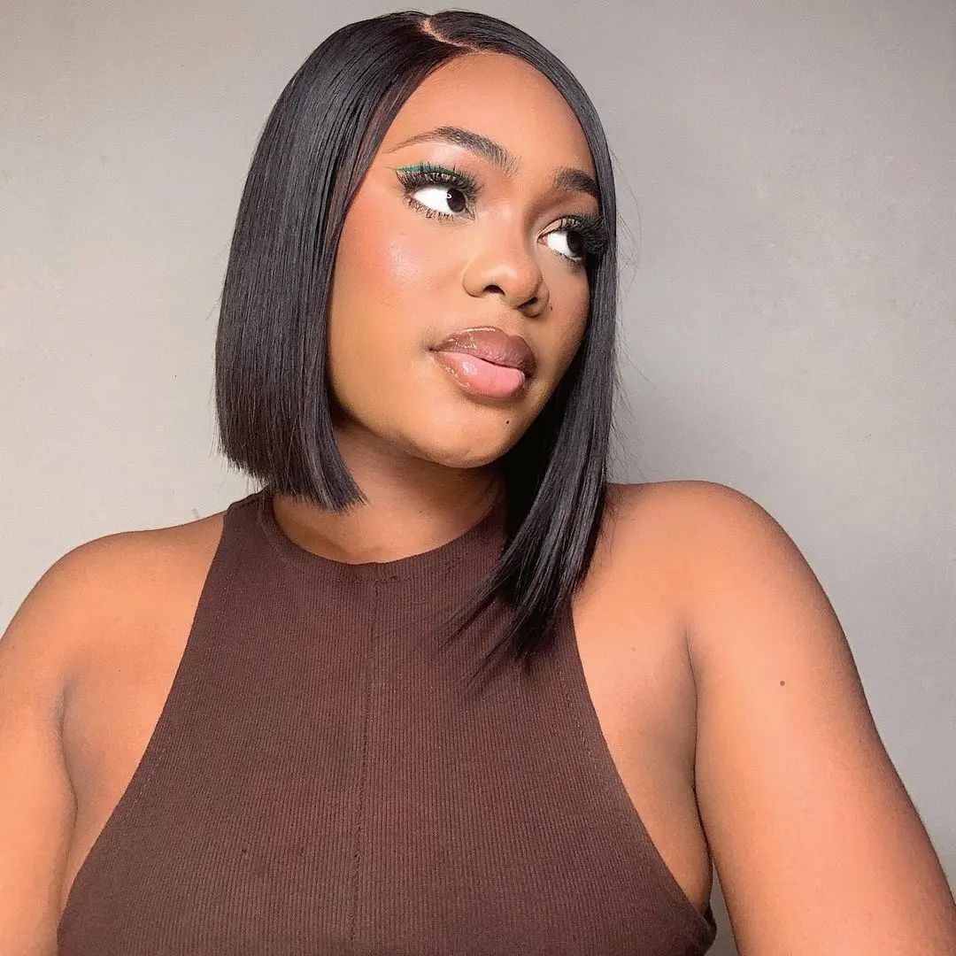 Lumiere A1 Customized 13x4 Lace Frontal Straight Bob Wig For Women Brazilian Human Hair Wig