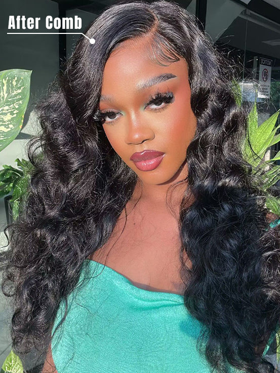Customized Super Double Drawn Ginger Bouncy Curly Glueless 250% Density 13x4 Full Frontal Wigs Transparent Lace Wear Go 100% Human Hair | Lumiere