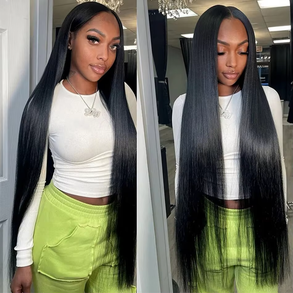 15A Straight 4 Bundles With 4X4 Lace Closure 100% Virgin Human Hair Extension