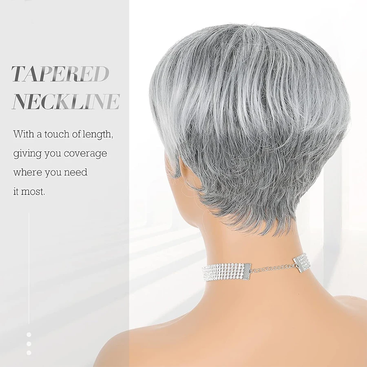 Naturel noir 13 x 4 x 1 partie latérale dentelle bouclée courte Pixie Cut Bob pour les femmes noires