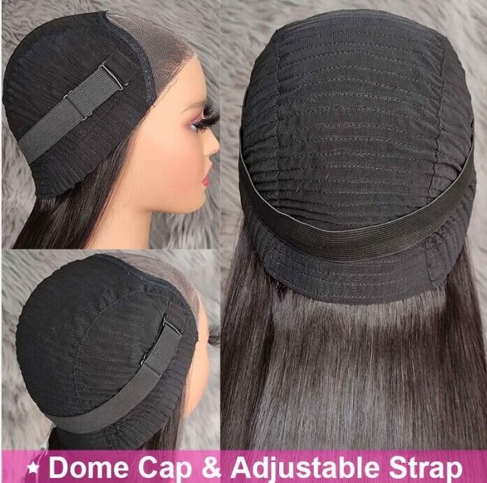 Super Easy Afro Curly Ready To Go Glueless HD 4X6 Pre-cut Lace Closure 3D Dome Cap 100% Human Hair Wig