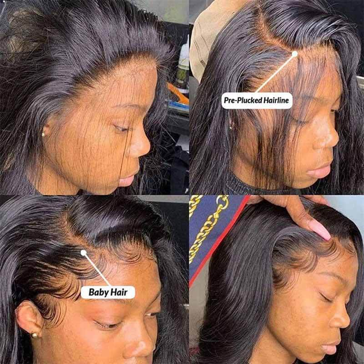 Lumiere 5x5 Lace Closure 13x6 HD Transparent Straight More Comfortable Than 9x6 Lace Frontal Human Hair Wigs LM-Cap Pre-Plucked With Baby Hair