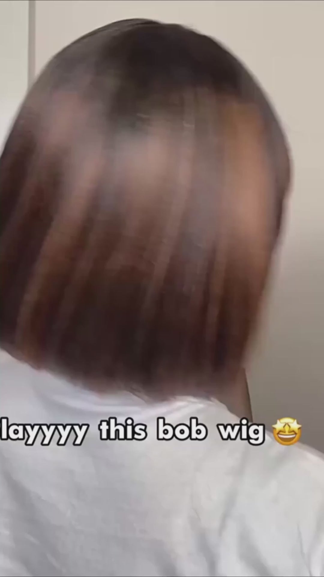 Lumiere Highlight Straight Bob Human Hair Wig with Bangs None lace Bob Wigs 180% Density Wear and Go Glueless Machine Made Colored Wig for Woman 14 Inch