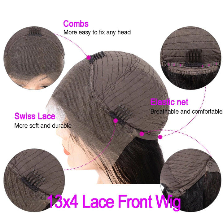 HD Ombre Lace Front Wig Human Hair Wig Dark Green Colored Human Hair Wigs for Women Ombre  Kinky  Curly Wig