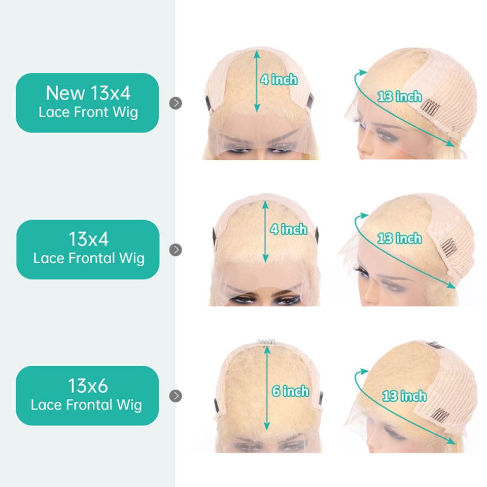613 Blonde Body Wave 13x4 HD Lace Front Wigs transparent lace with baby hair - Lumiere hair