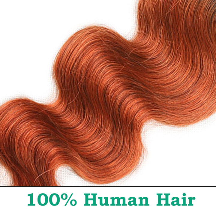 lumiere 1B/350 Ombre Body Wave 3 Bundles 100% Virgin Human Hair Extension